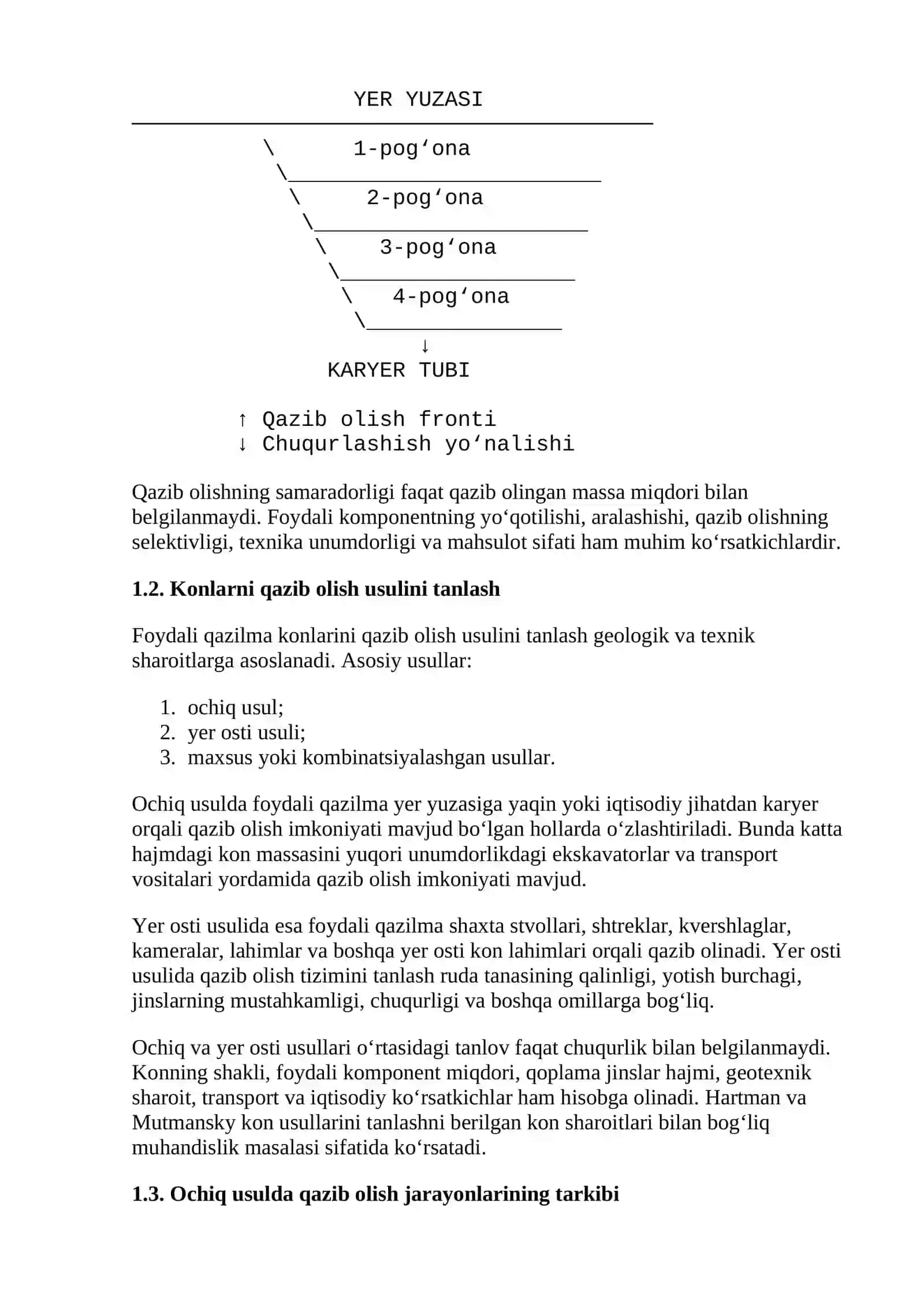 FOYDALI QAZILMA KONLARINI QAZIB OLISH JARAYONLARI 3