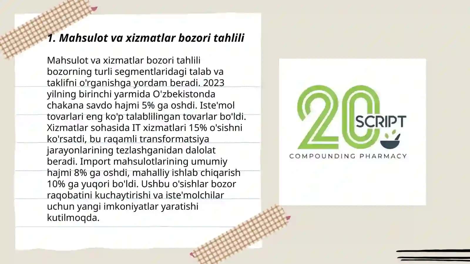 Mahsulot va xizmatlar bozorida menejmentlar 3