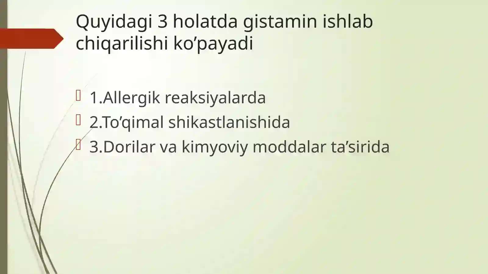 ANTIGISTAMIN GURUH PREPARATLARINING KLINIK FARMAKOLOGIYASI 3