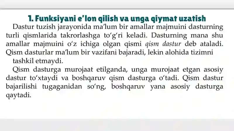 Pythonda funksiyalar 3