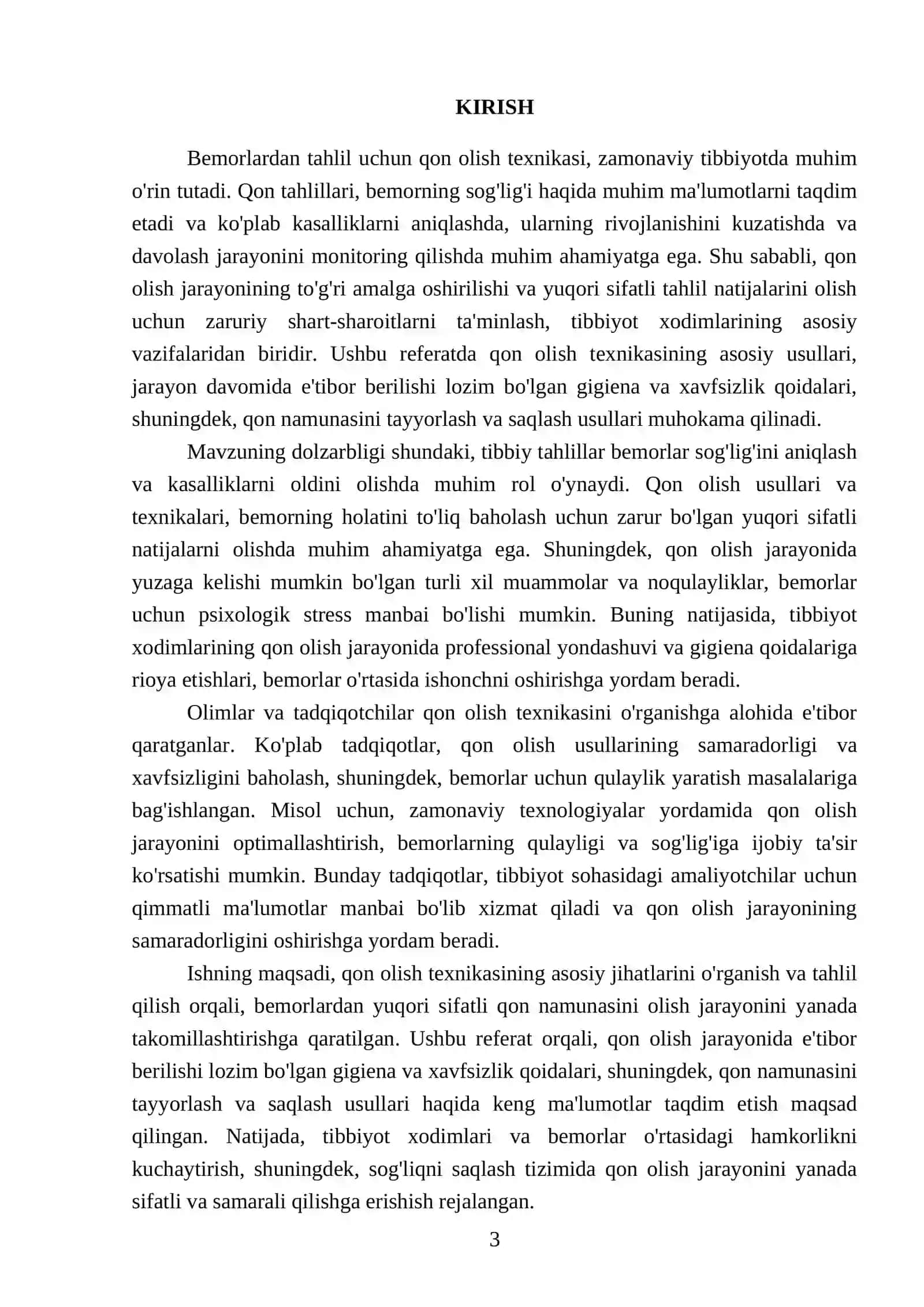 Bemorlardan tahlil uchun qon olish texnikasi 3