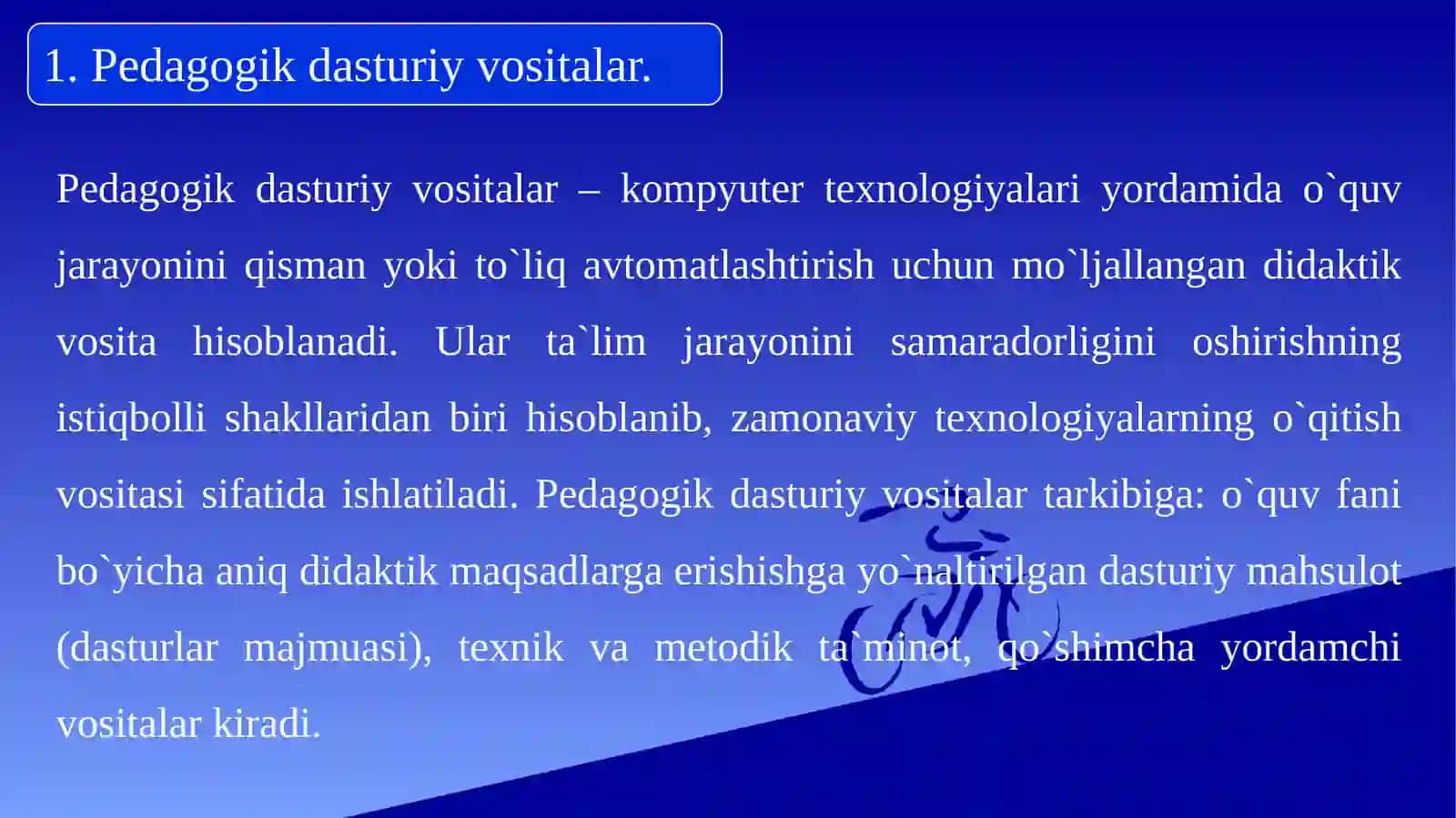 Pedagogik dasturiy vositalar 3