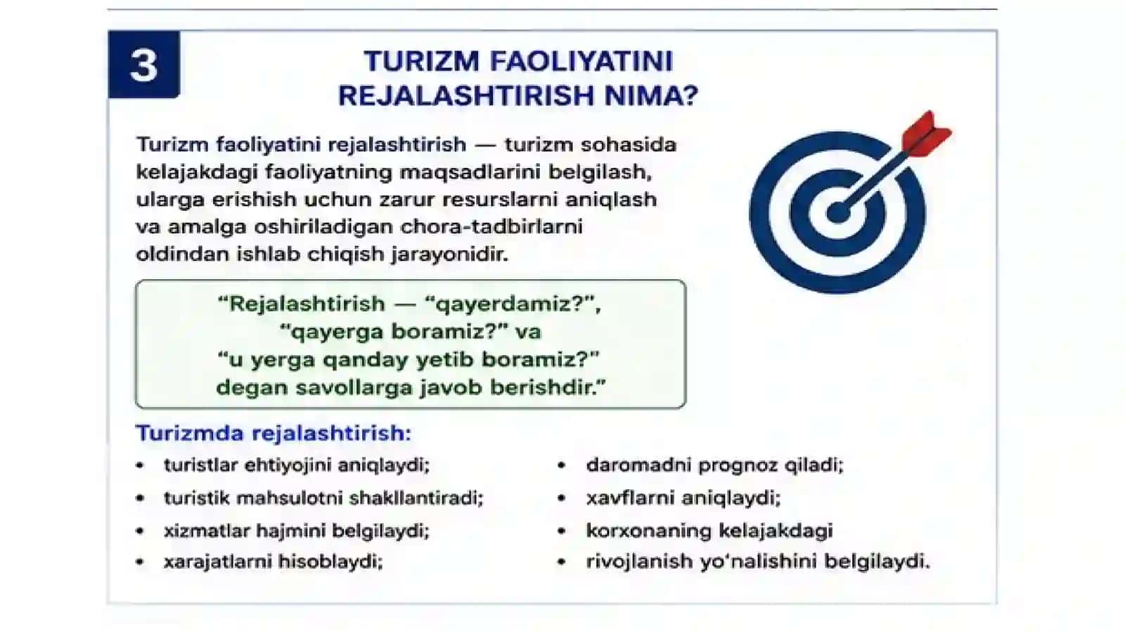 TURIZM FAOLIYATINI REJALASHTIRISHNING NAZARIY VA METODOLOGIK ASOSLARI 3