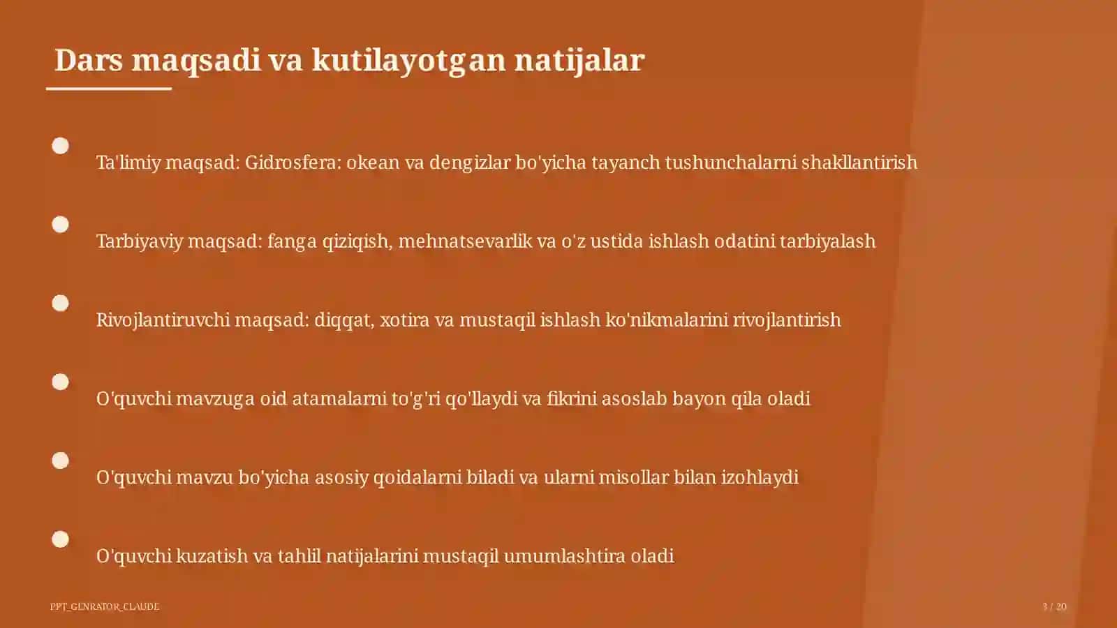 Gidrosfera: okean va dengizlar (6-sinf) Geografiya 3