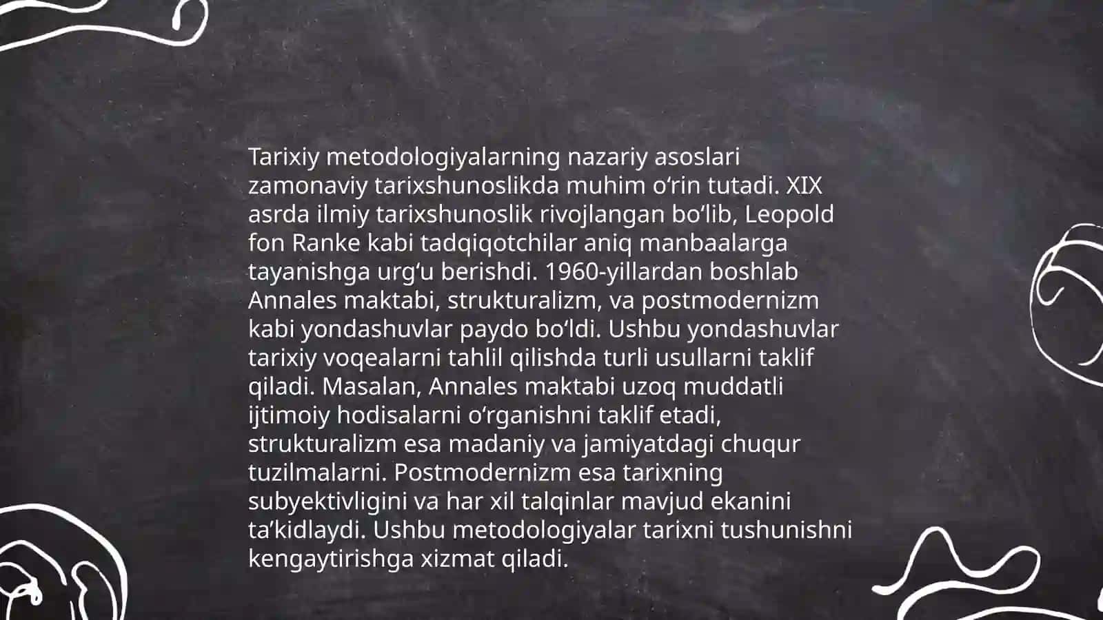 Metadologiya va tarixiy tadqiqotlarning zamonaviy usullari fanining vazifalari 3