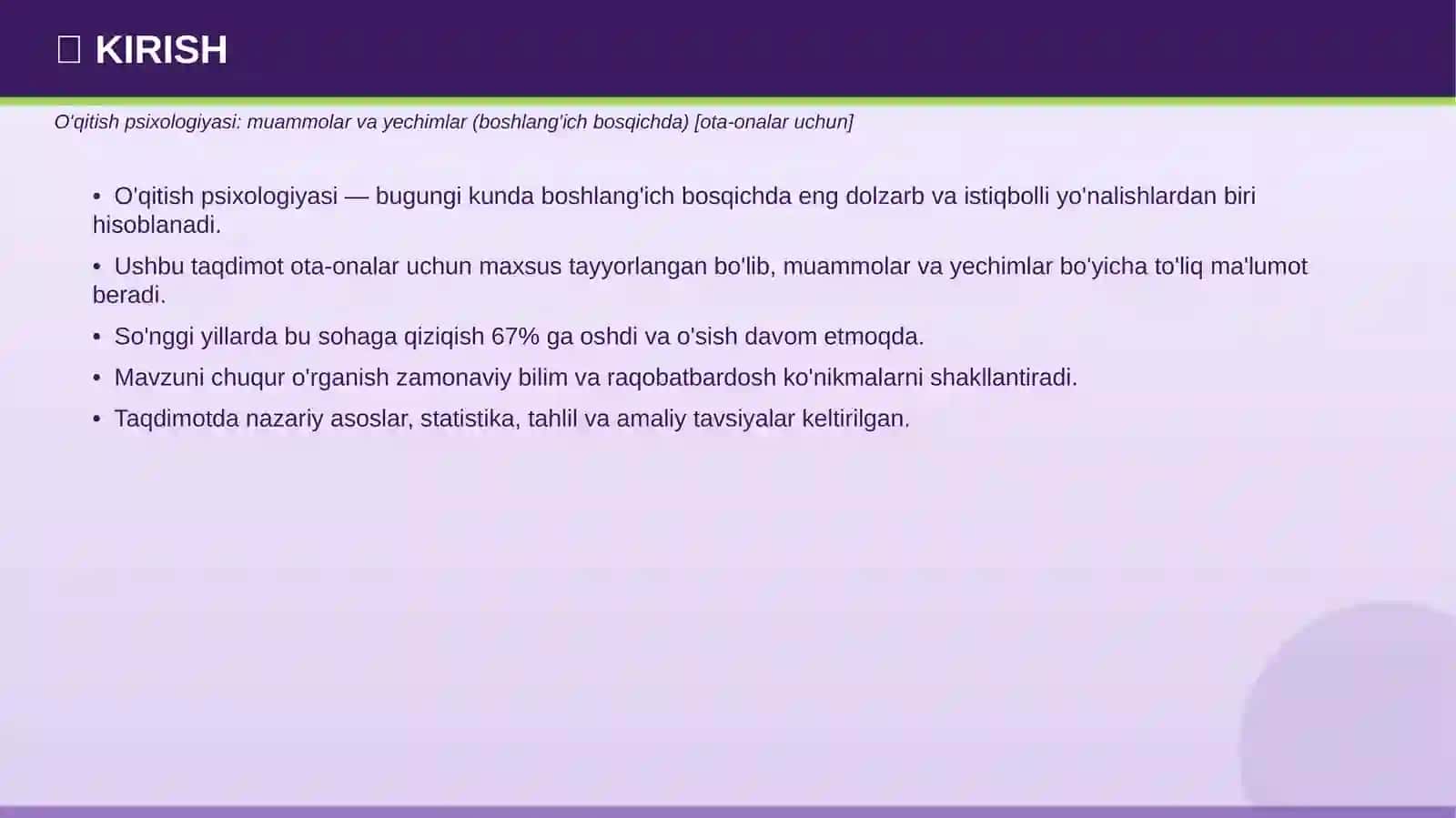 O'QITISH PSIXOLOGIYASI 3