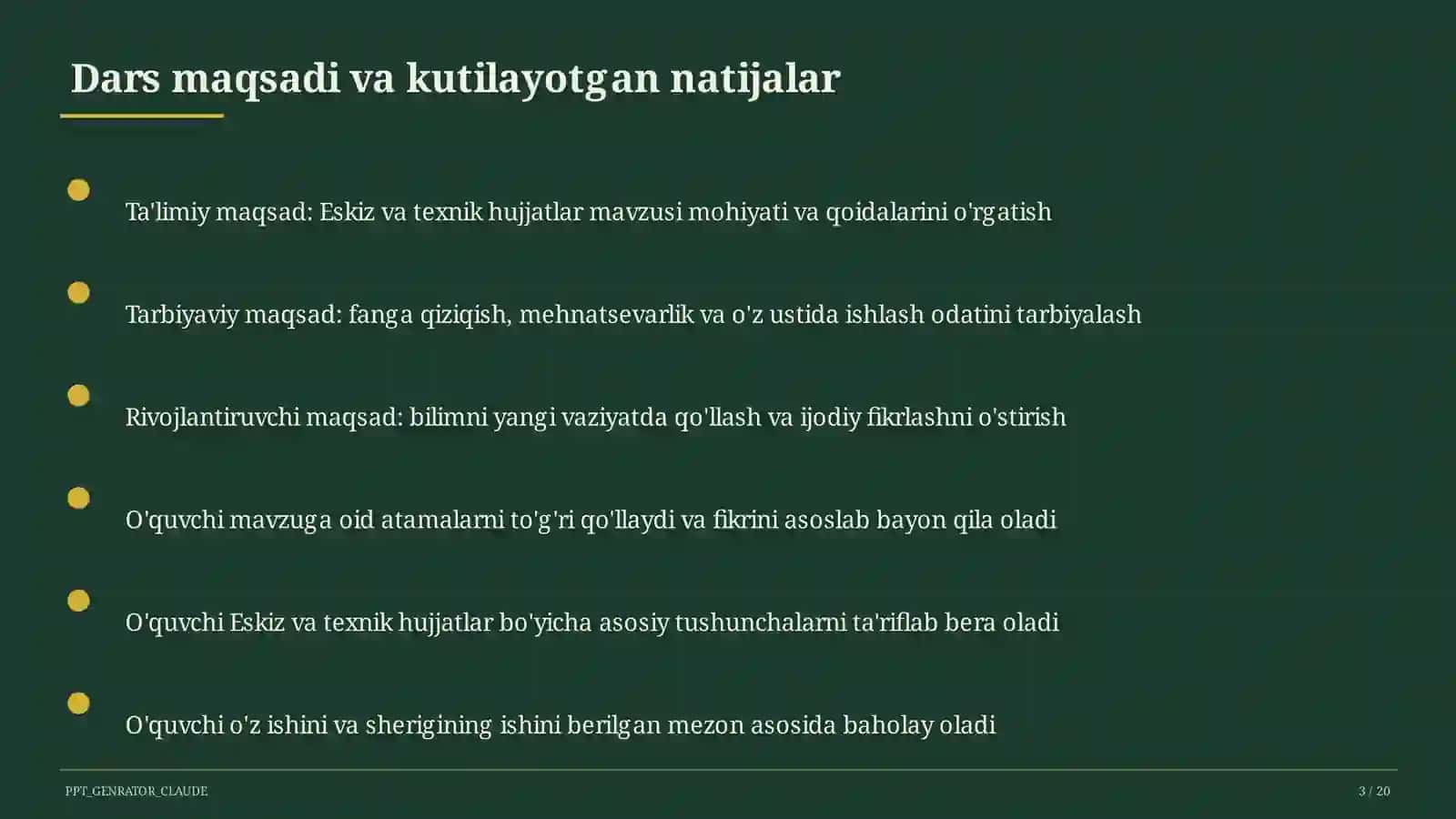 Eskiz va texnik hujjatlar (9-sinf) 3