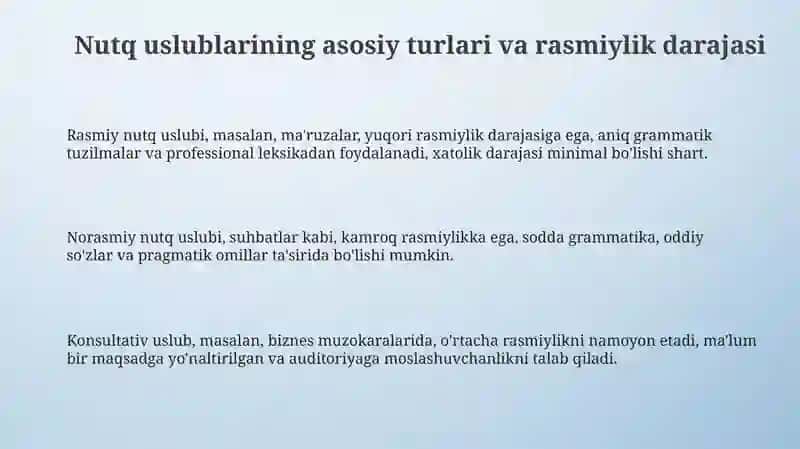 Nutq uslublari 3