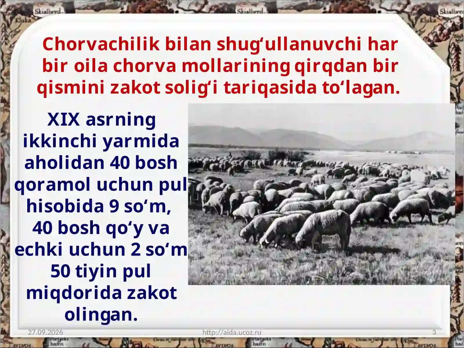 Qoraqalpoqlarda soliq va majburiyatlar. Xalq qo‘zg‘olonlari 3