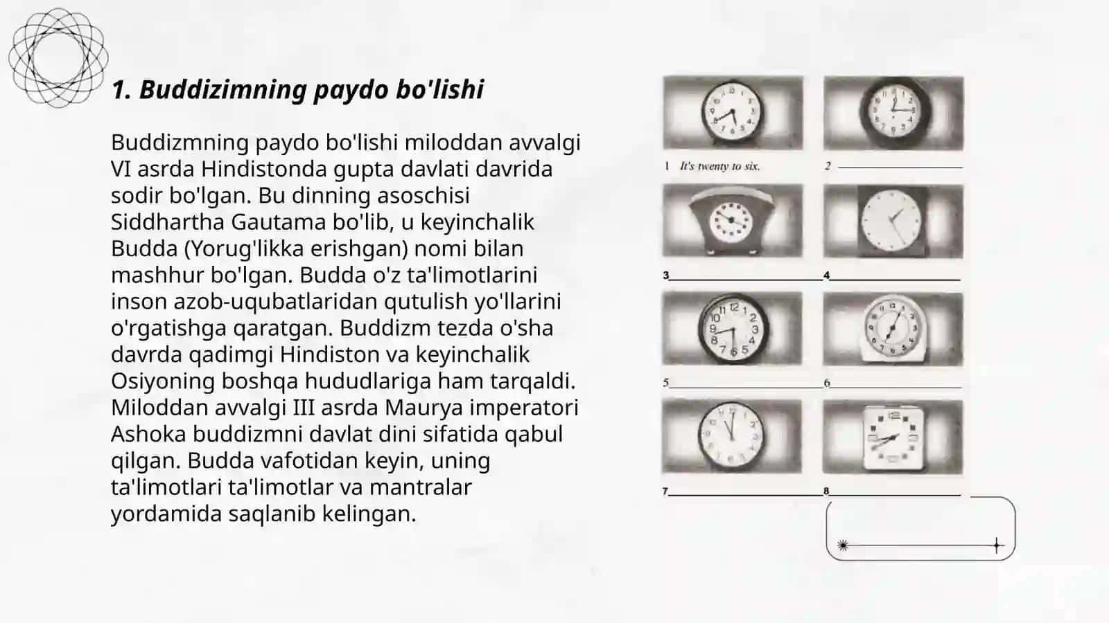 Buddizim dini tarixi va uning asosiy g'oyalari 3