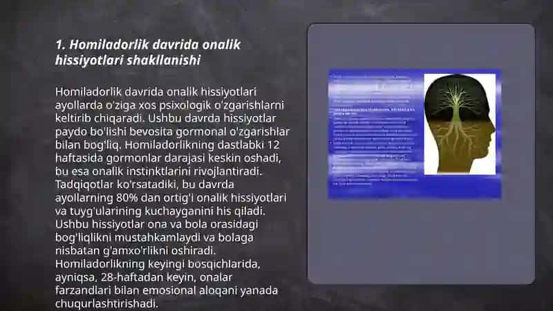 Ota onalik shakillanish psixologiyasi 3