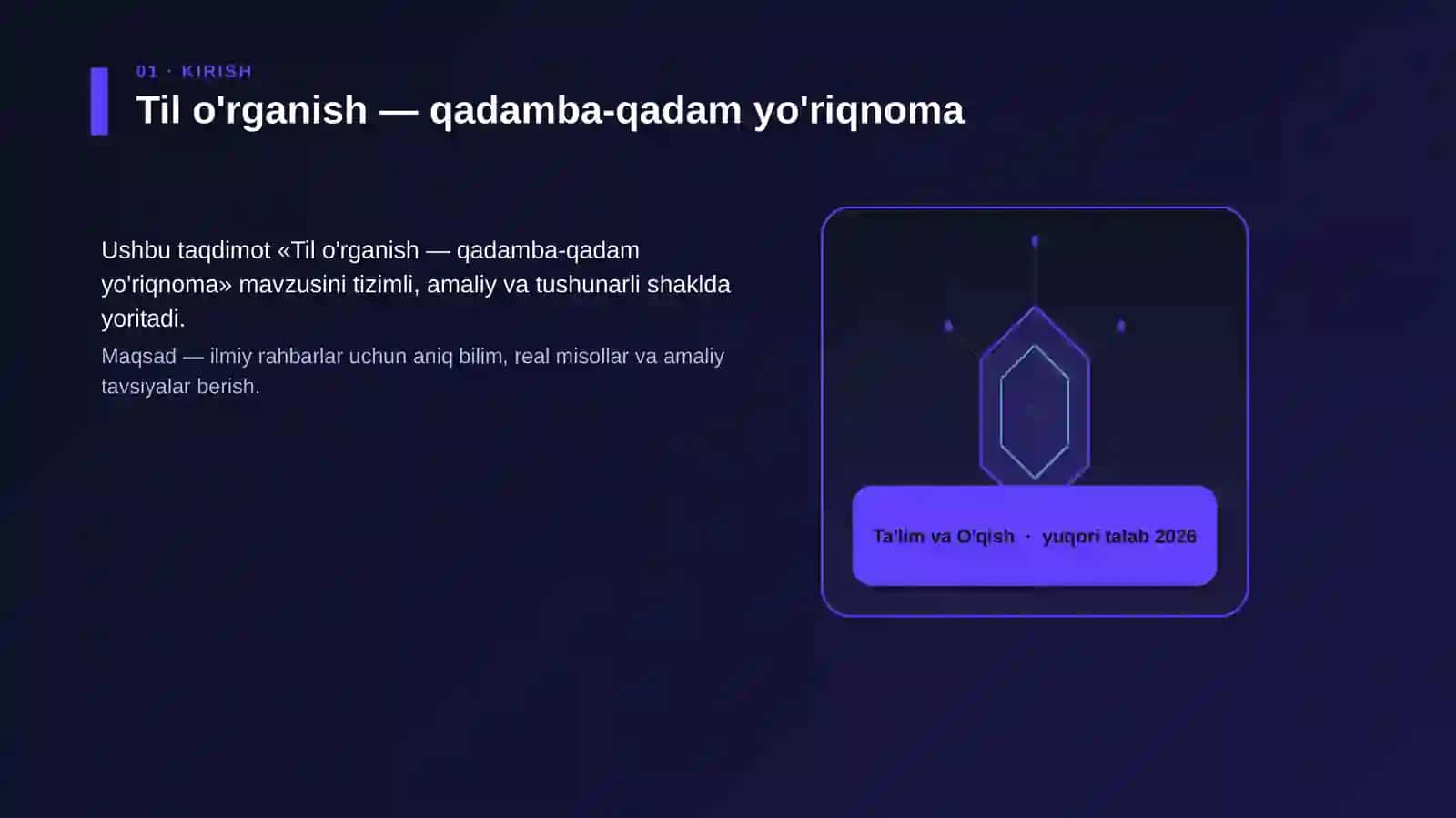 Til o'rganish — qadamba-qadam yo'riqnoma 3