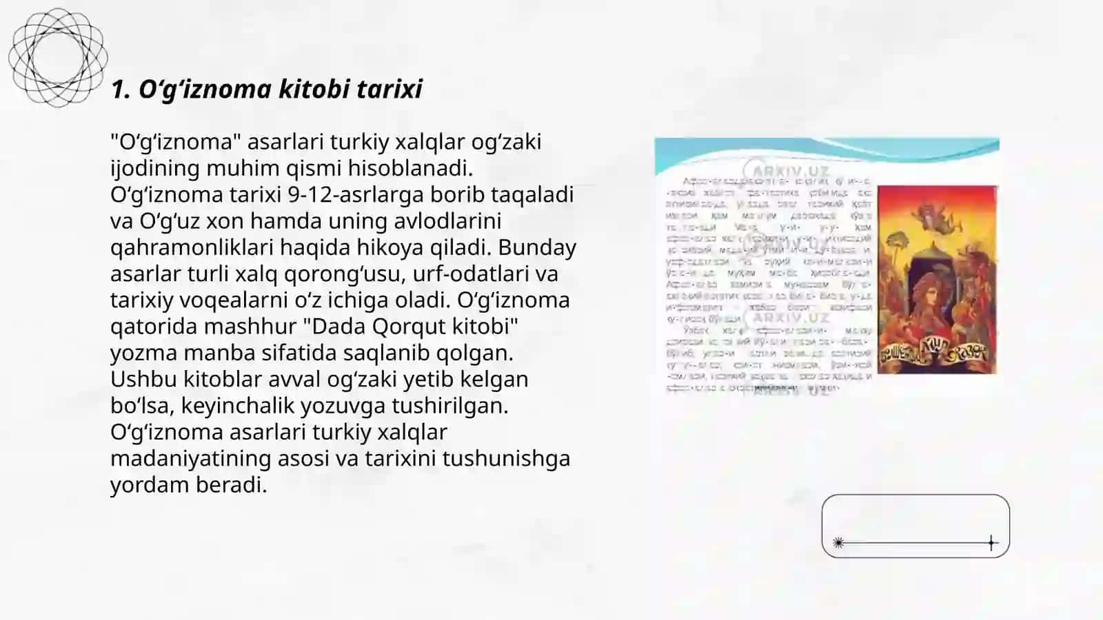 O‘g‘iznoma kitobiy eposdagi afsona va rivoyatlar 3