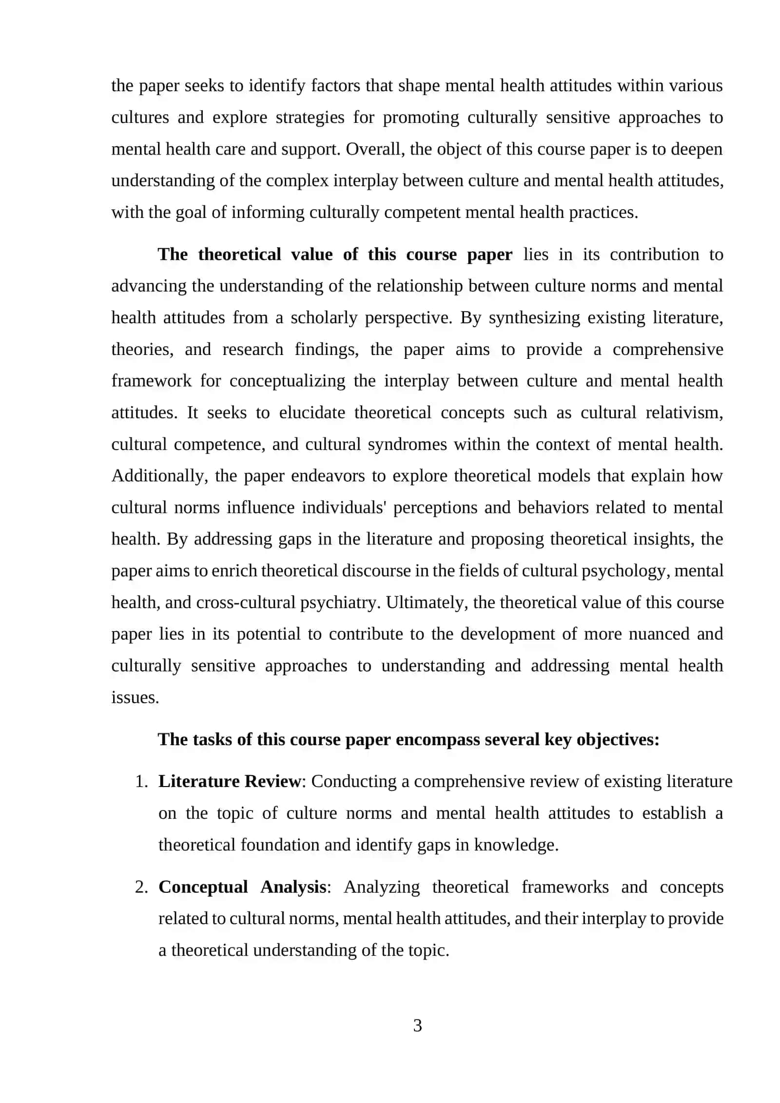 FACTORS SHAPING MENTAL HEALTH ATTITUDES IN DIFFERENT CULTURE 3