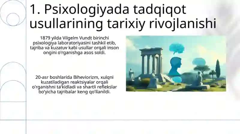 Xozirgi zamon psixologiyasining tadqiqot metodlari 3