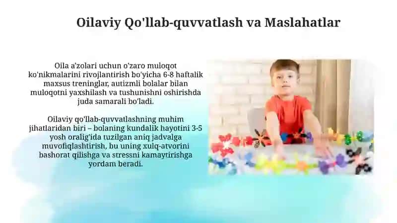 Autistik spektr buzilishi 3
