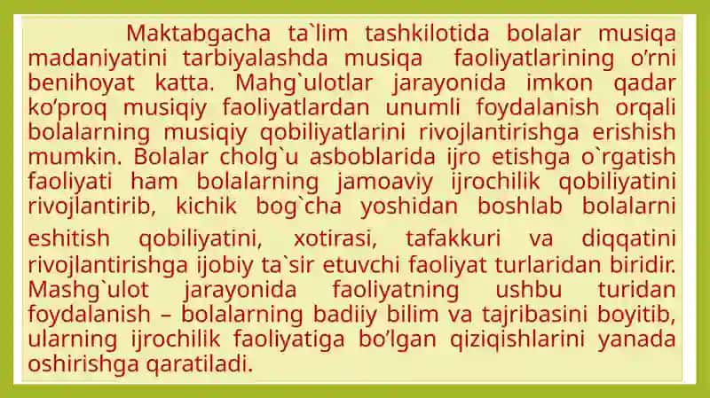 Bolalar Cholglari 3