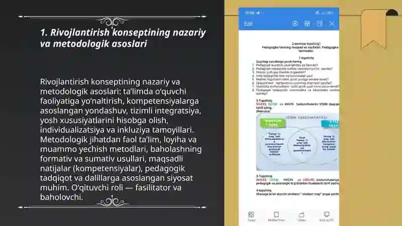 Oʻzbekistonda taʼlim tizimida rivojlantirish konseptual asoslari 3