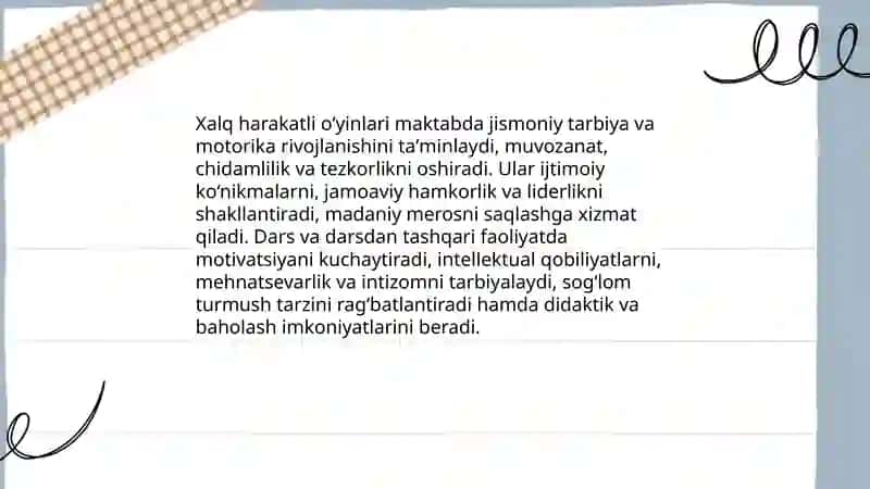 Xalq harakatli o‘yinlar 3