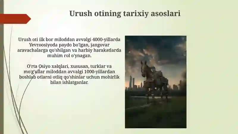 Urush otining tarixiy asoslari 3