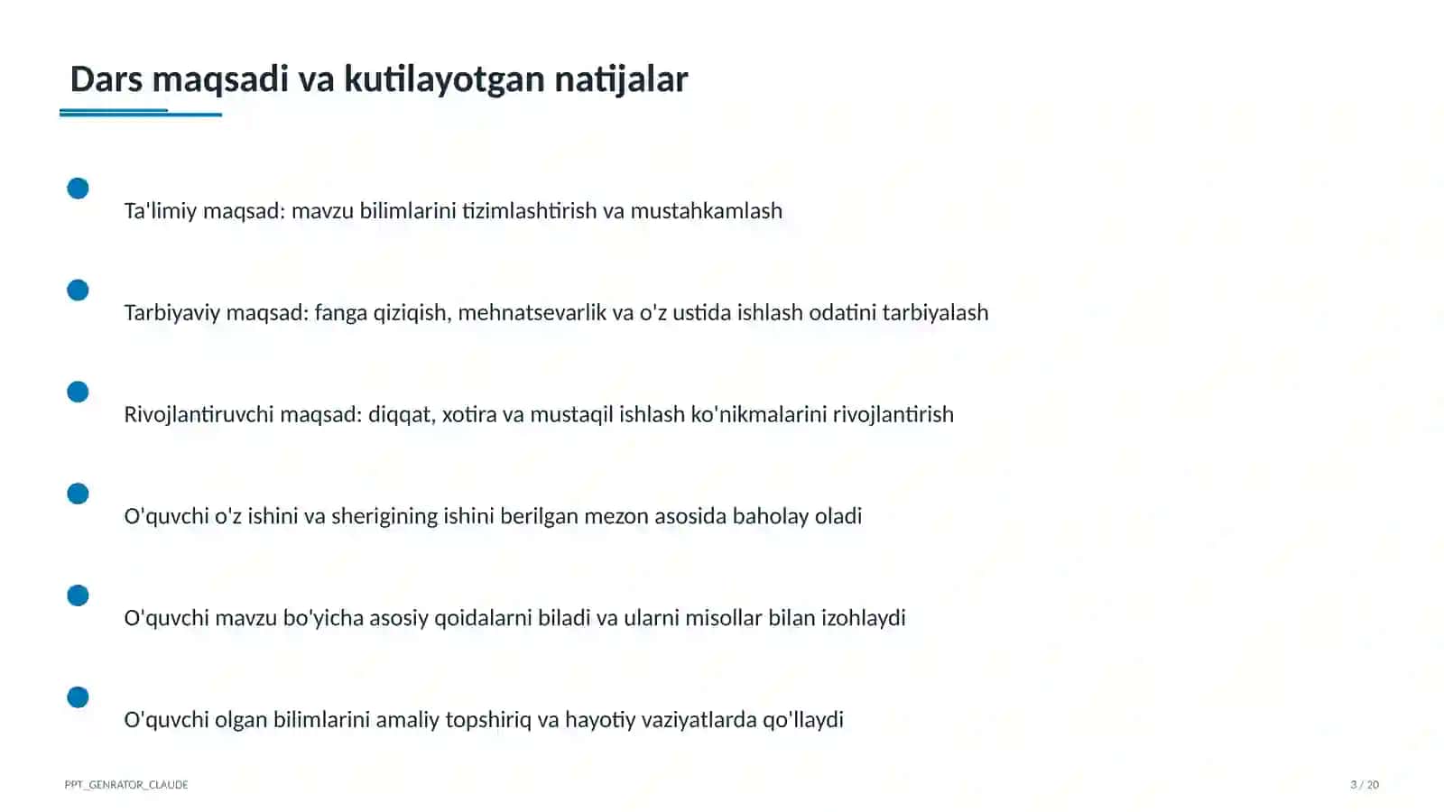 Son turkumi: sanoq va tartib sonlar (6-sinf) 3