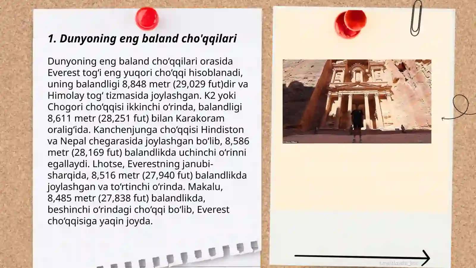 Dunyoning yirik oronimlari 3