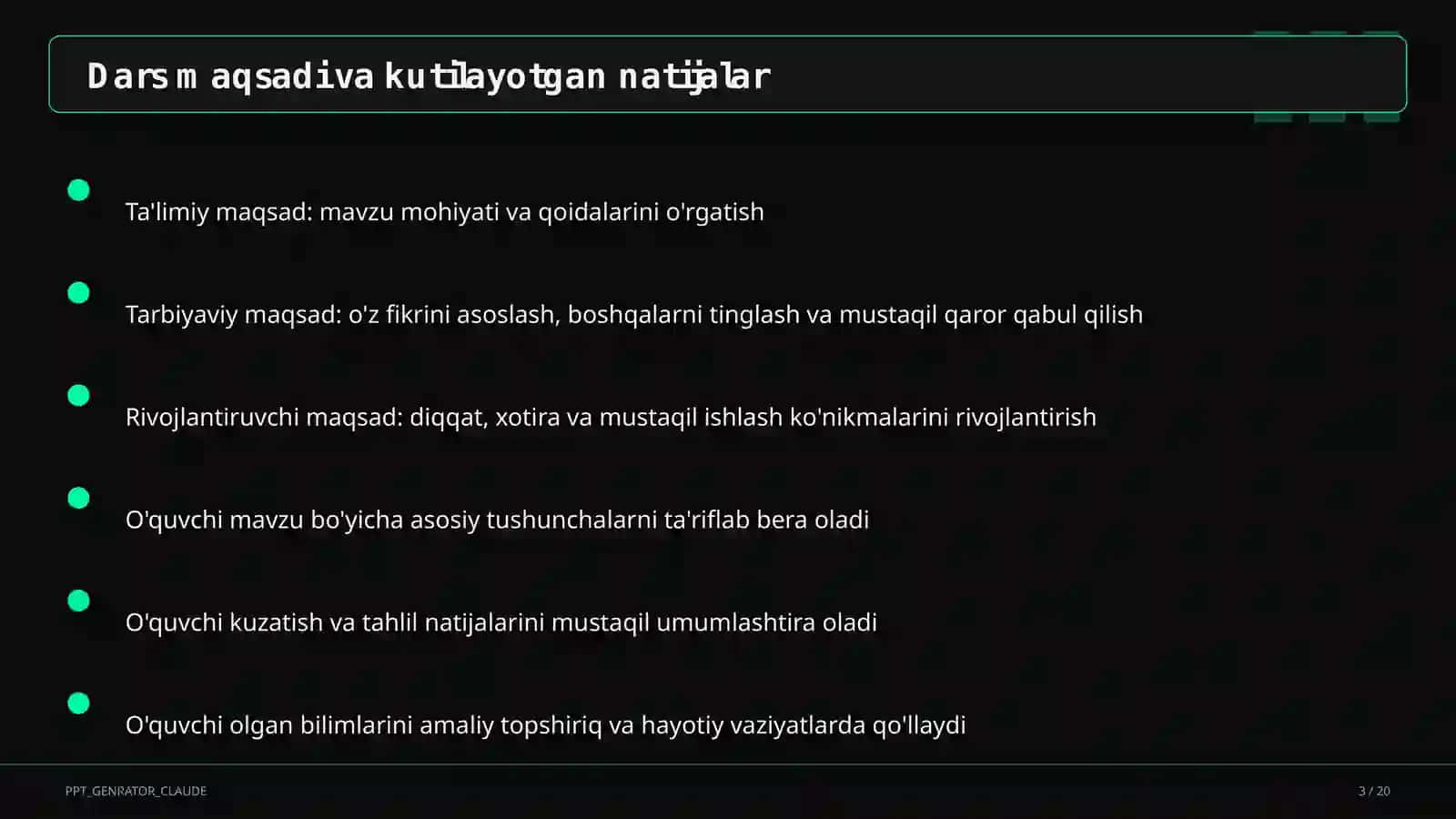 Turizm geografiyasi va O'zbekistonning turistik salohiyati (11-sinf) 3