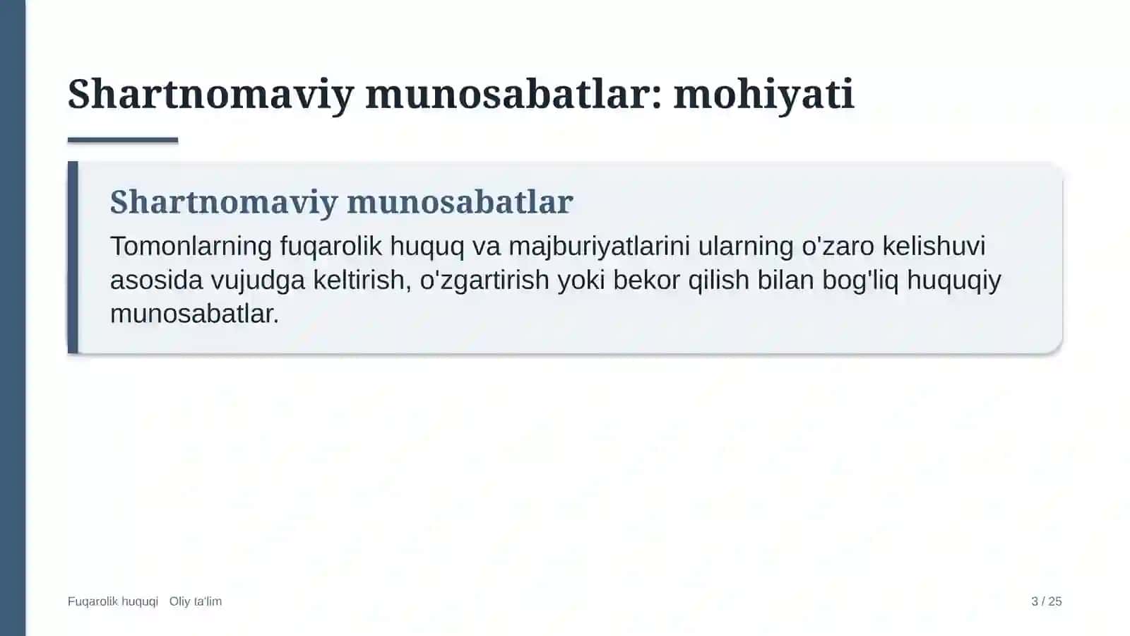Kichik sanoat zonalarida shartnomaviy munosabatlar 3