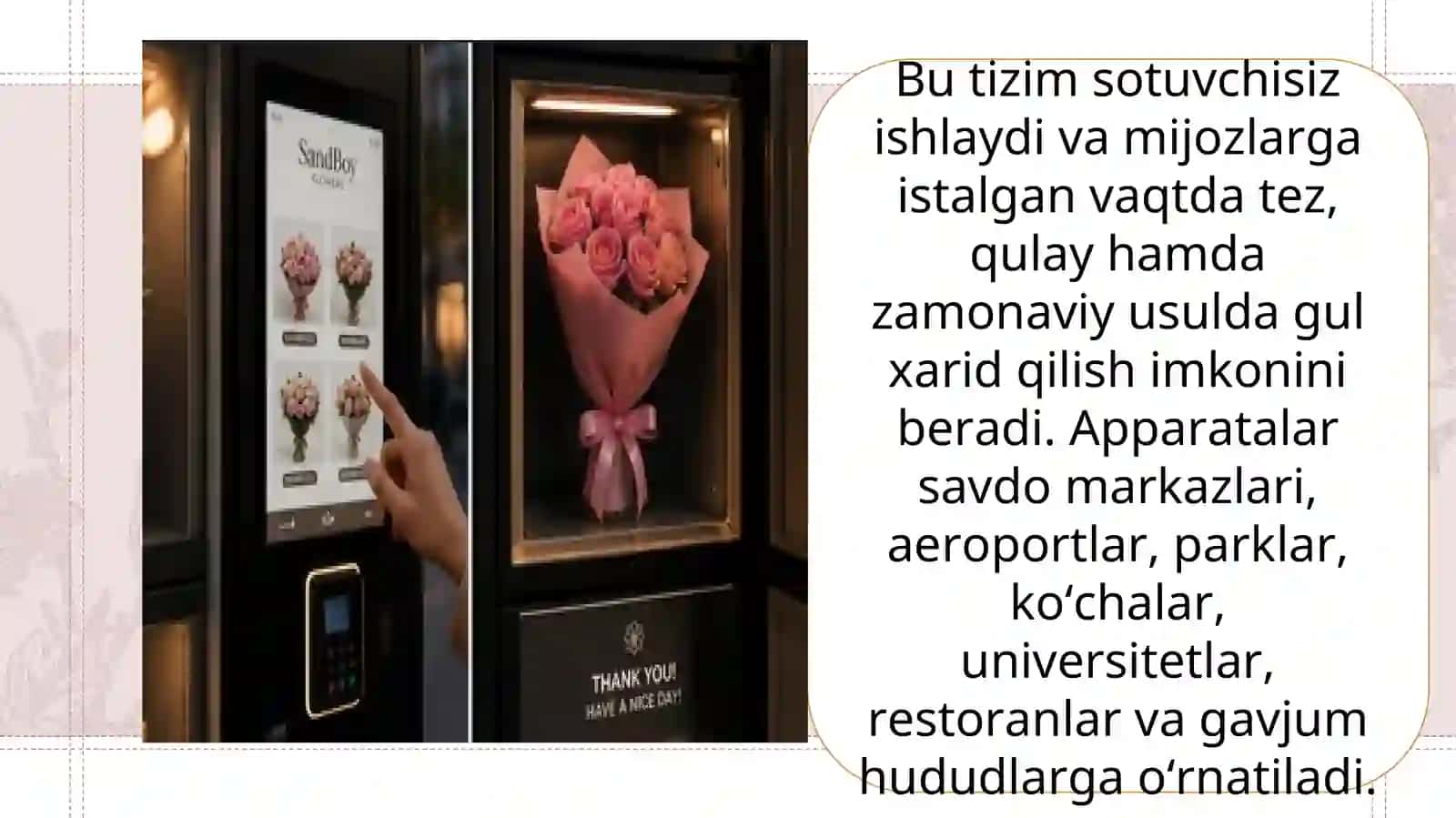 Sandboy flowers Biznes loyiha 3