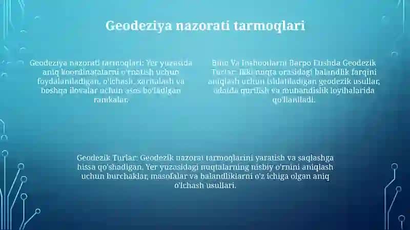 Bino Va Inshootlarni Barpo Etishda Geodezik Turlar 3