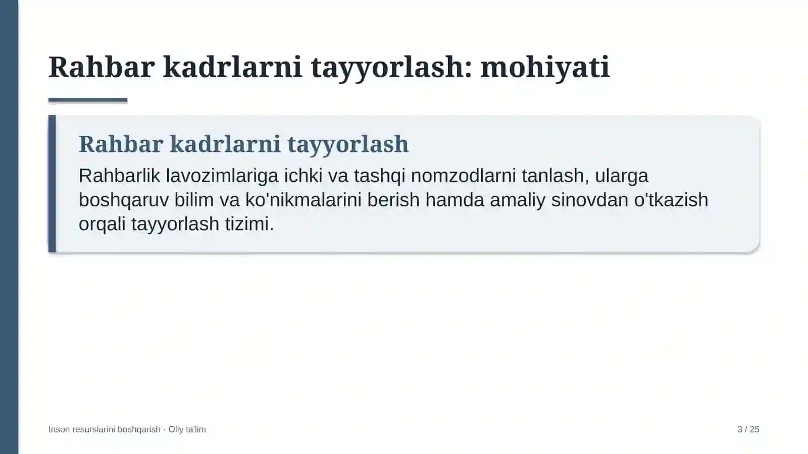 gidroelektr stansiyalarida rahbar kadrlarni tayyorlash 3603 3