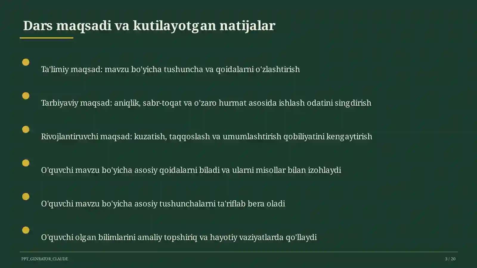 Sun'iy intellekt vositalari o'qituvchi uchun 3