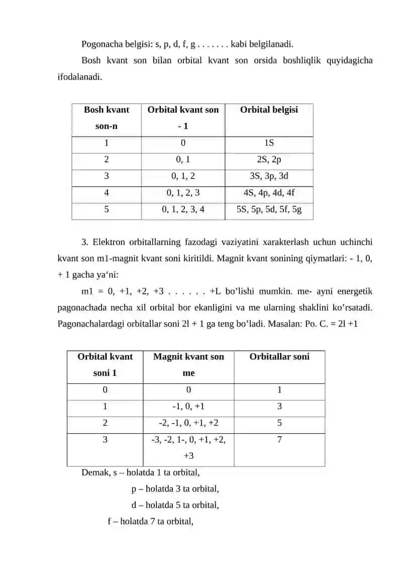 Kvant sonlari 3