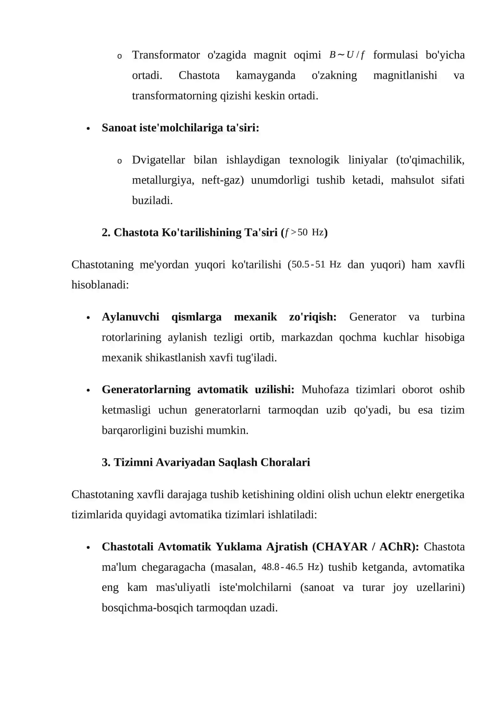 Chastotani avtomatik yukisizlantirish (CHAYU) qurilmalari 3