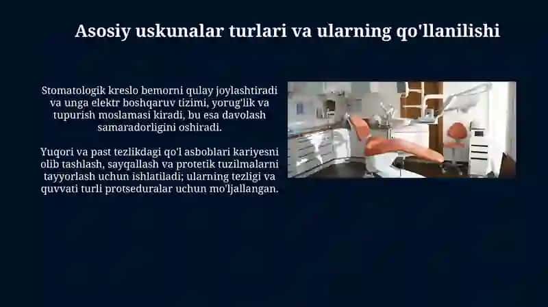 Stomatologik kabinetni jihozlari 3