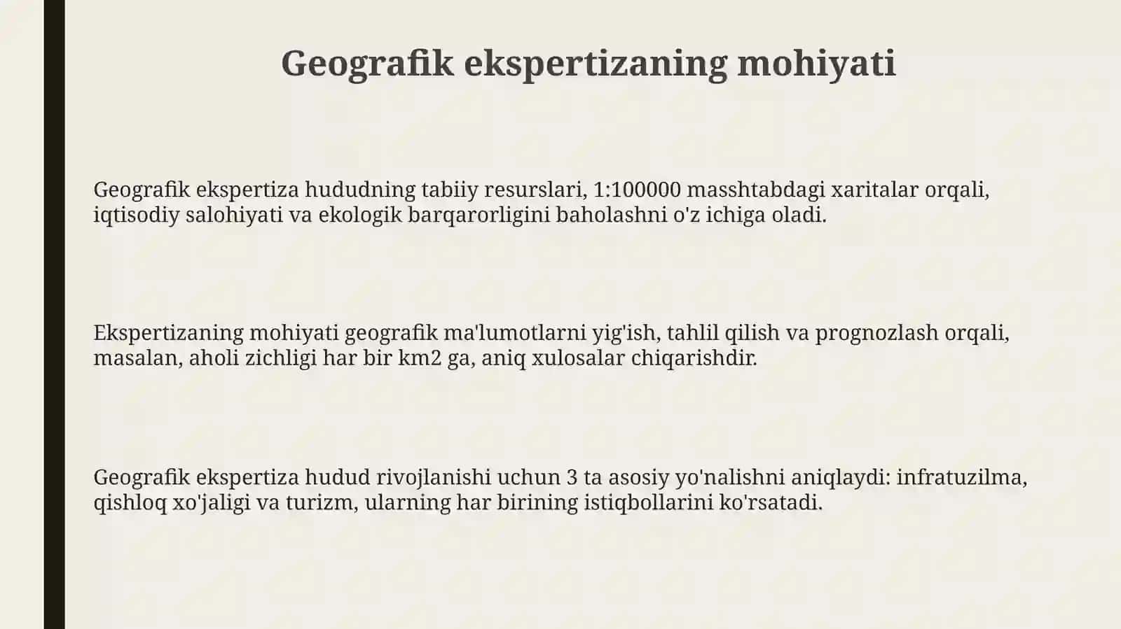 Geografik ekspertiza 3