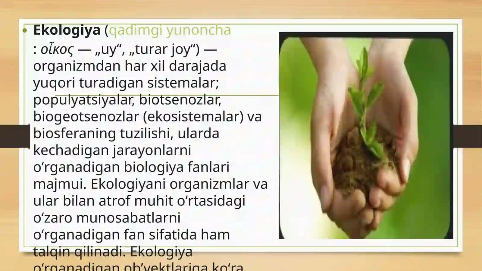 Ekologik Biotexnologiya va uning vazifalari 3