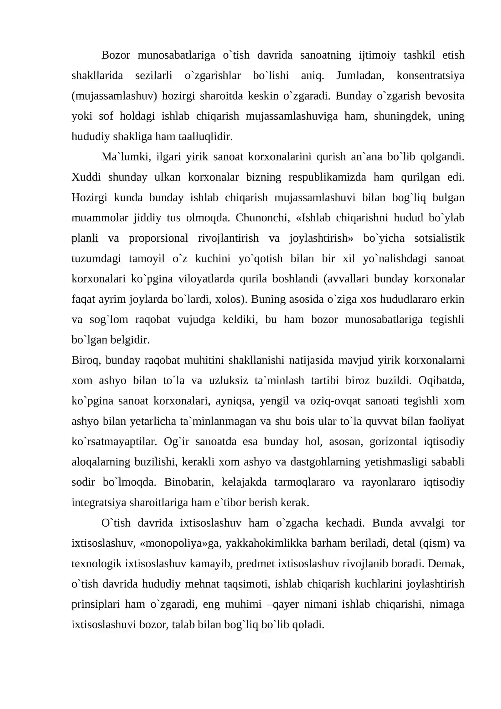 Sanoatda ishlab chiqarishning ijtimoiy tashkil etish muammolari 3