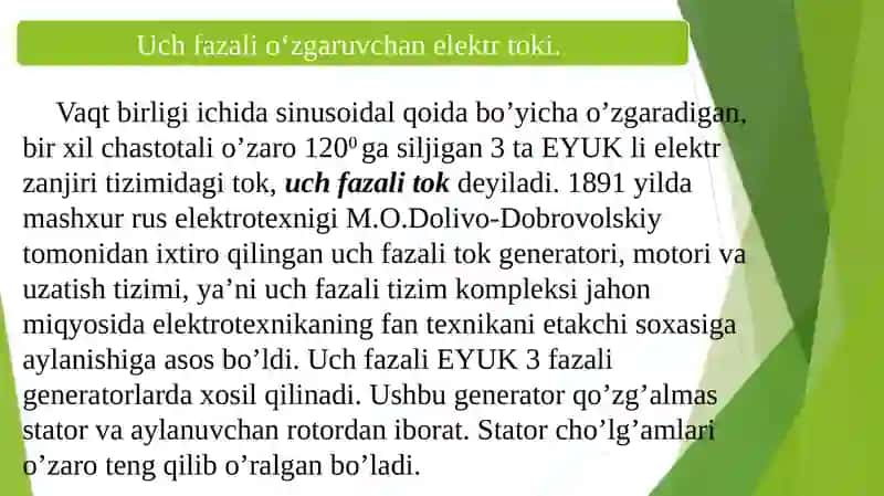 UCH FAZALIO‘ZGARUVCHANTOK ZANJIRLARI 3