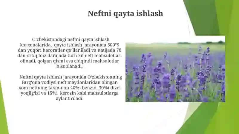Neftni qayta ishlash 3