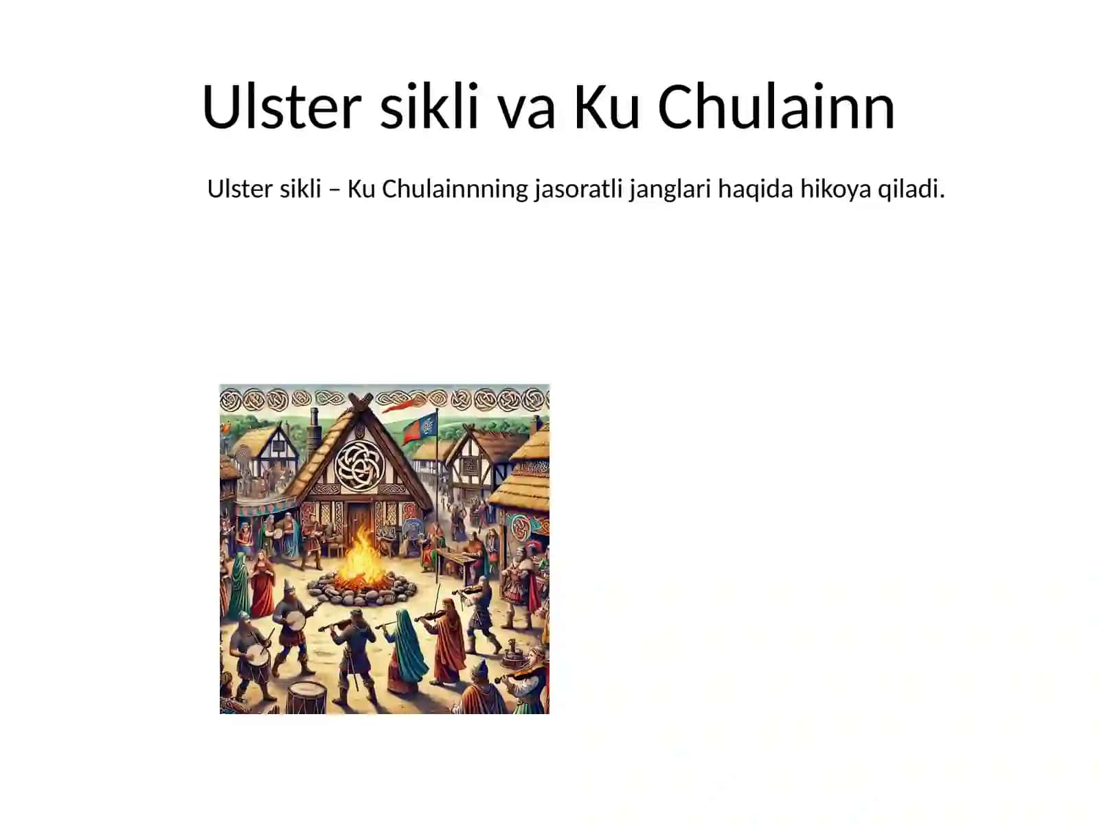 Kelt xalqlarining epik ijodi 3