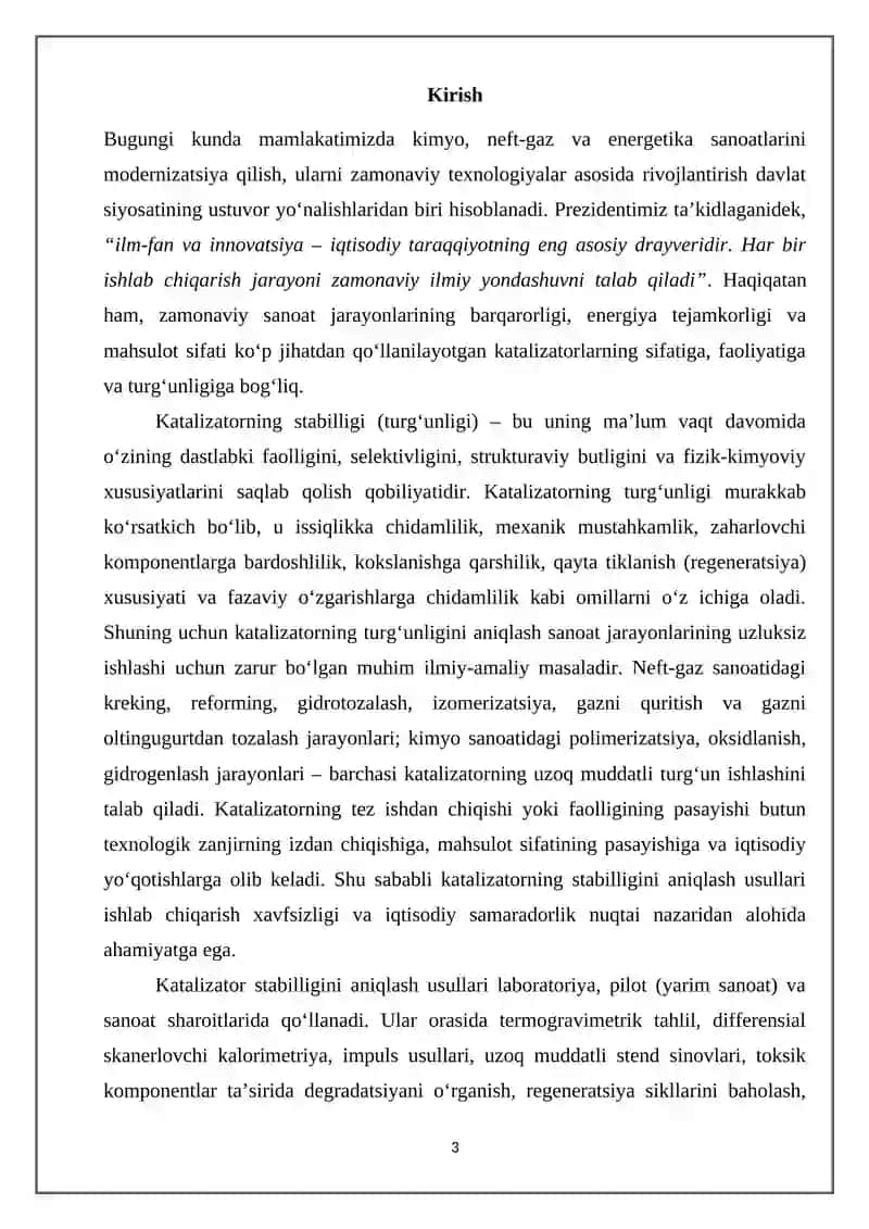 Neft va neft-gazni qayta ishlash texnologiyasi yo‘nalishi 3