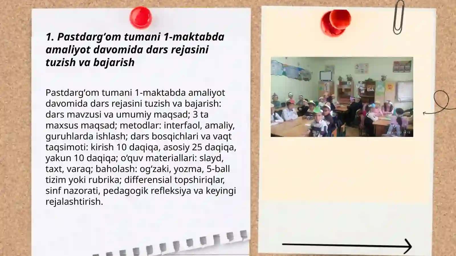 Pastdargʻom tumani 1-maktabda amaliyot oʻtadim 3