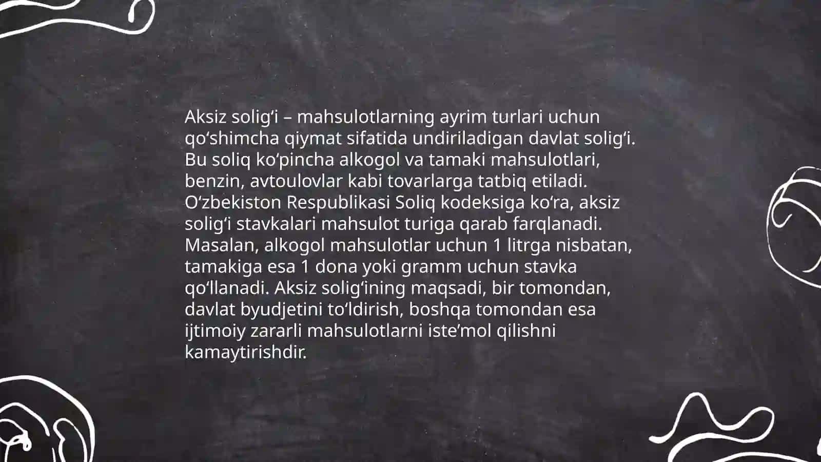 Aksiz soligʻi 3