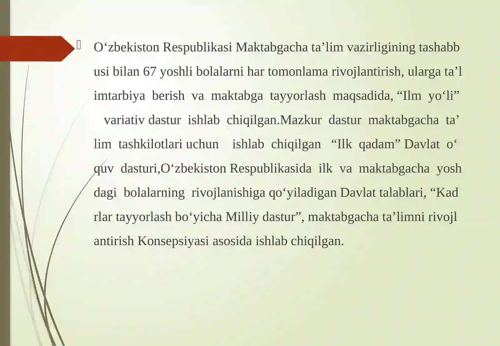 Tayyorlov guruxlari data'lim tarbiyasi jarayoni 3