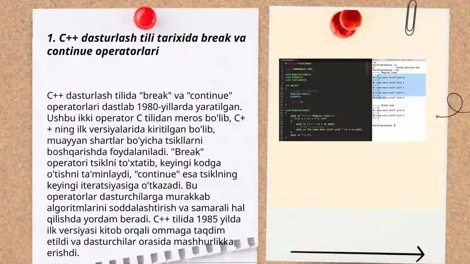 C++ break va continue 3