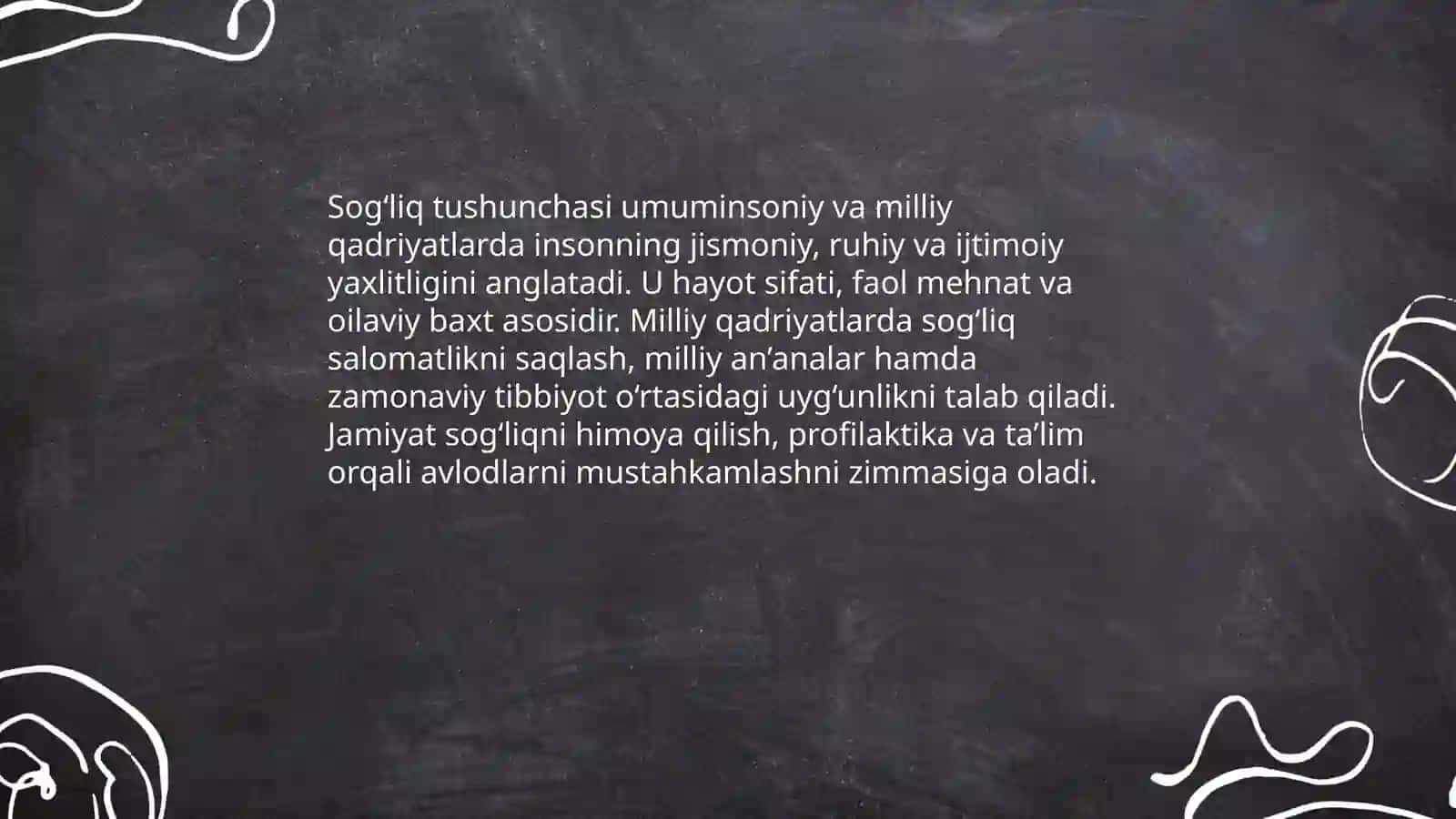 Umuminsoniy va milliy qadriyatlardagi sog‘liq konsepsiyasi 3