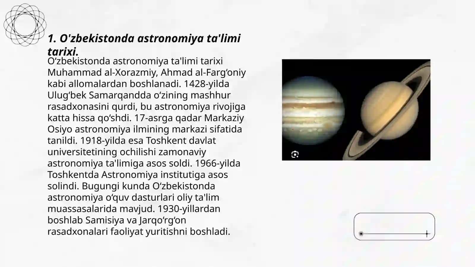 Yurtimizda astronomiya o'qitish metodikasi tarixidan 3