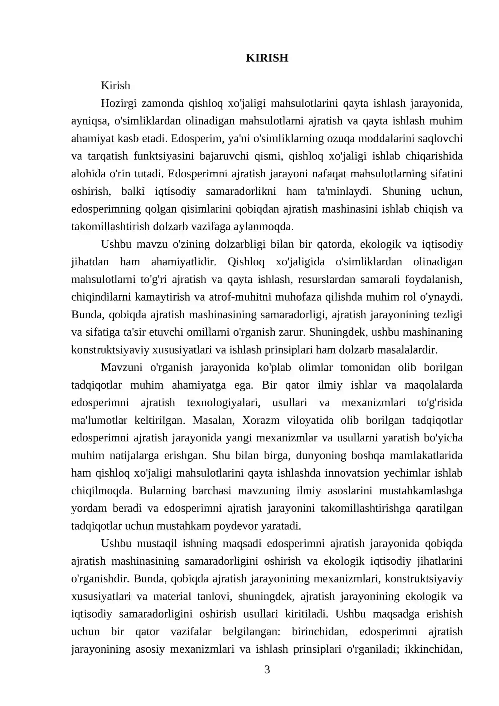 Edosperimninig qolgan qisimlarini qobiqda ajiratish mashinasi 3