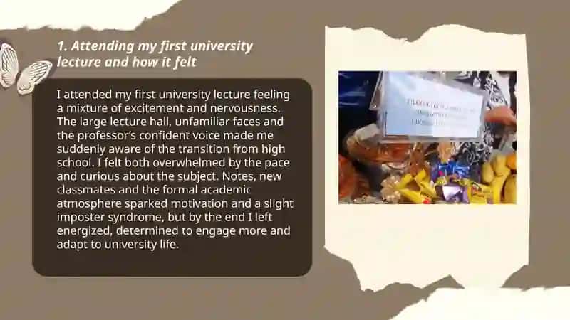 Meeting My First University Lecture 3